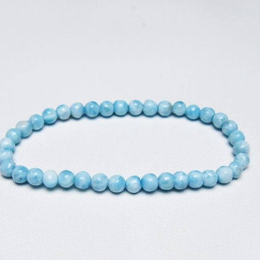 ラリマー ブレスレット 5mm 一点物 メール便可 [M便 1/10] 111-47957