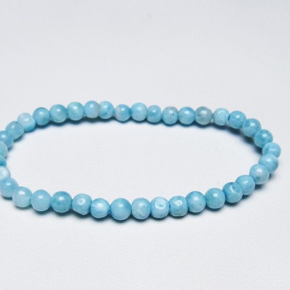 ラリマー ブレスレット 5mm 一点物 メール便可 [M便 1/10] 111-47958