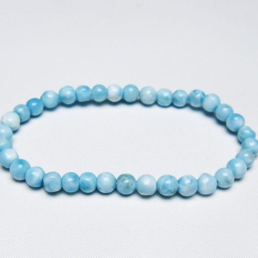 ラリマー ブレスレット 5mm 一点物 メール便可 [M便 1/10] 111-47966
