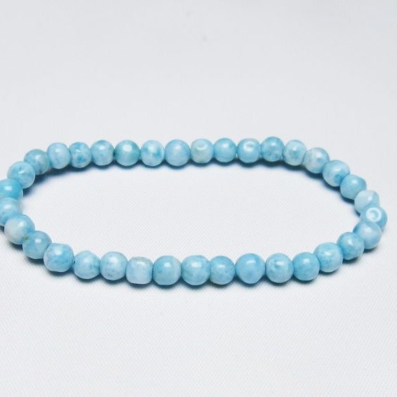 ラリマー ブレスレット 5mm 一点物 メール便可 [M便 1/10] 111-47967