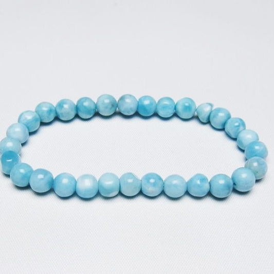 ラリマー ブレスレット 6mm 一点物 メール便可 [M便 1/10] 111-47979