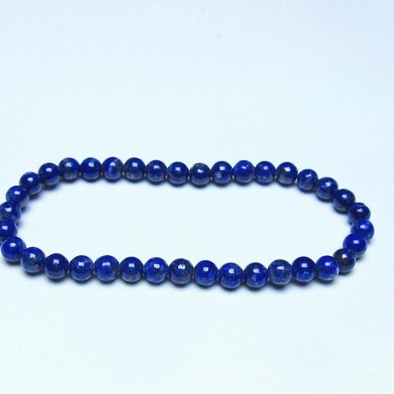 ラピスラズリ ブレスレット 5mm 一点物 メール便可 [M便 1/10] 111-48279