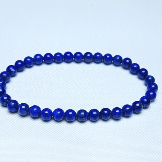 ラピスラズリ ブレスレット 5mm 一点物 メール便可 [M便 1/10] 111-48492
