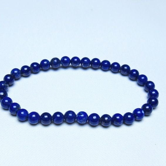 ラピスラズリ ブレスレット 5mm 一点物 メール便可 [M便 1/10] 111-48510
