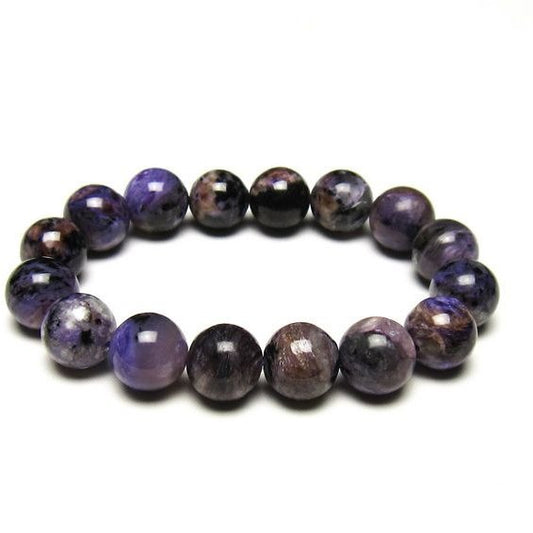 チャロアイト ブレスレット 13mm 一点物 メール便可 111-49268