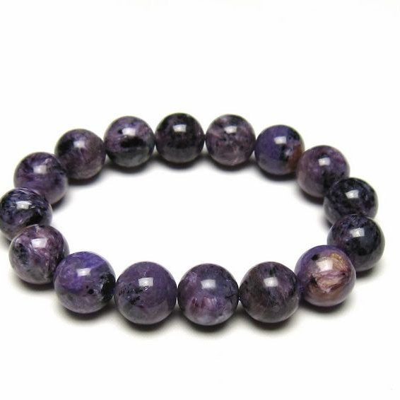 チャロアイト ブレスレット 13mm 一点物 メール便可 111-49274