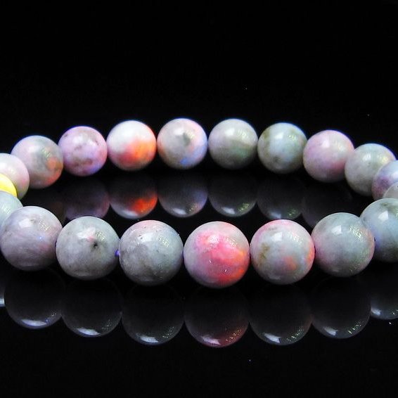 ハックマナイト ブレスレット 10mm 一点物 メール便可 111-49310
