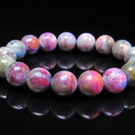 ハックマナイト ブレスレット 12mm 一点物 メール便可 111-49330
