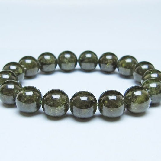 ツァボライト ブレスレット 12mm 一点物 111-49805