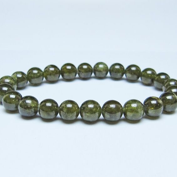 ツァボライト ブレスレット 9mm 一点物 111-49811