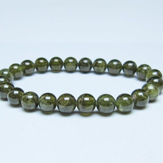 ツァボライト ブレスレット 8mm 一点物 111-49813