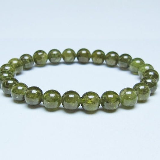 ツァボライト ブレスレット 8mm 一点物 111-49815