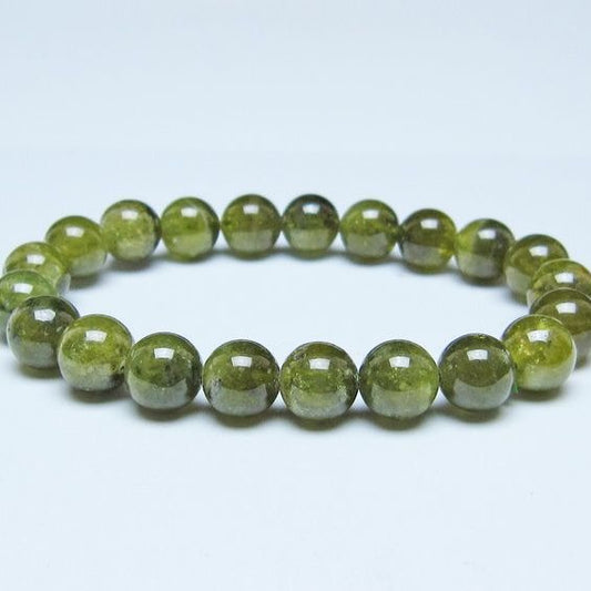 ツァボライト ブレスレット 9mm 一点物 111-49827
