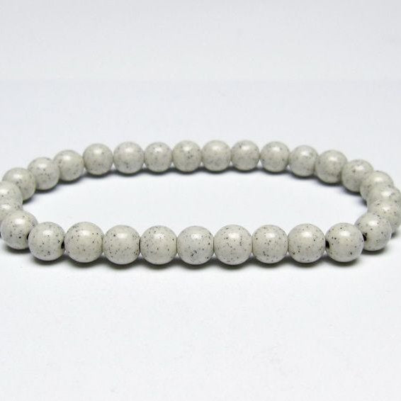 北投石 ブレスレット 6mm 一点物 メール便可 111-50348