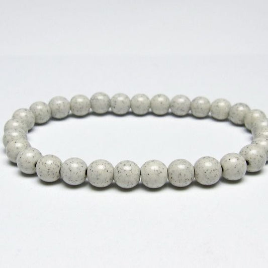 北投石 ブレスレット 6mm 一点物 メール便可 111-50349