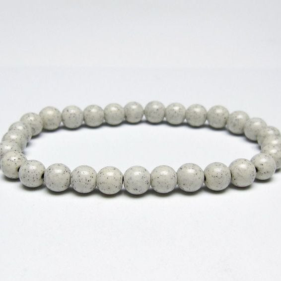 北投石 ブレスレット 6mm 一点物 メール便可 111-50350