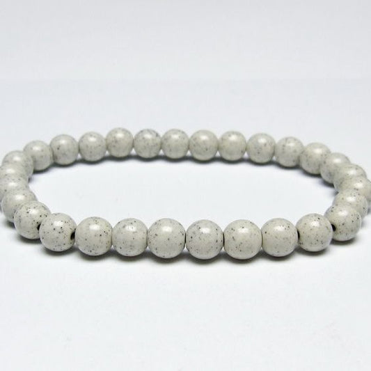 北投石 ブレスレット 6mm 一点物 メール便可 111-50353