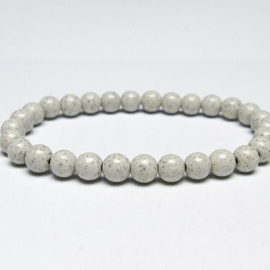 北投石 ブレスレット 6mm 一点物 メール便可 111-50355
