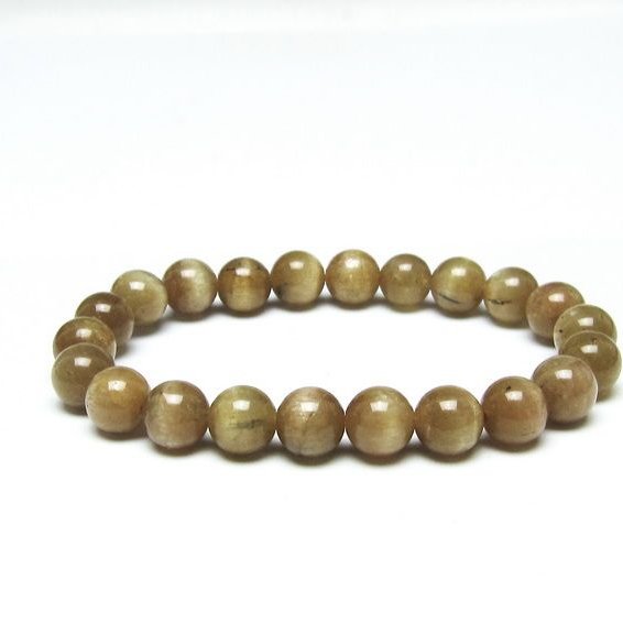 イエローアパタイト ブレスレット キャッツアイ 9mm メール便可 一点物 111-52769