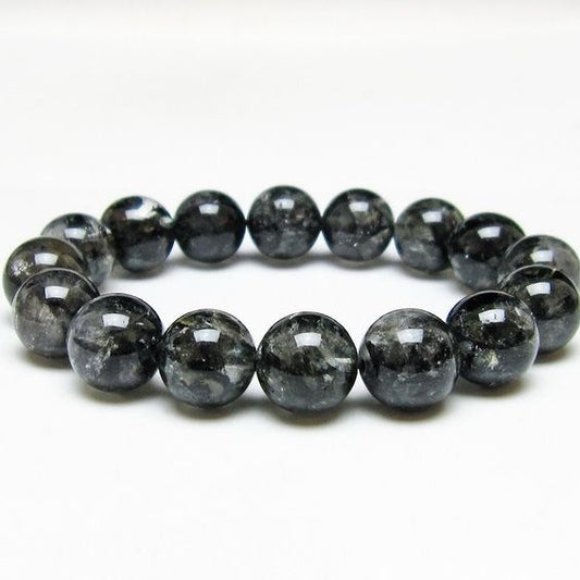 ブラックエレスチャルクォーツ ブレスレット 13mm 一点物 111-53823