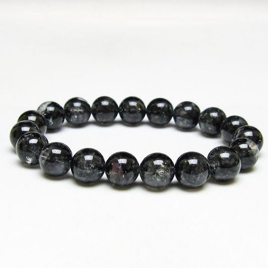 ブラックエレスチャルクォーツ ブレスレット 11mm 一点物 111-53857
