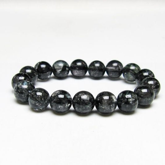 ブラックエレスチャルクォーツ ブレスレット 12mm 一点物 111-53859