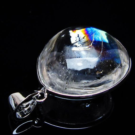 アイリスクォーツ 水晶 ペンダント 虹入り 一点物 メール便可 [M便 1/20] 112-12360