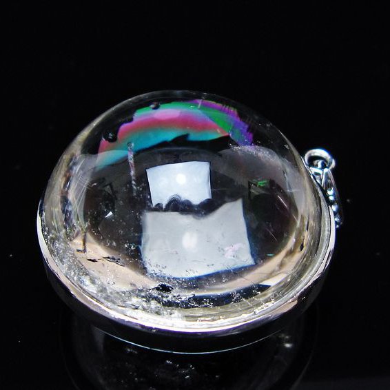 アイリスクォーツ 水晶 ペンダント 虹入り 一点物 メール便可 [M便 1/20] 112-12392