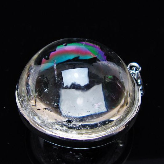 アイリスクォーツ 水晶 ペンダント 虹入り 一点物 メール便可 [M便 1/20] 112-12392