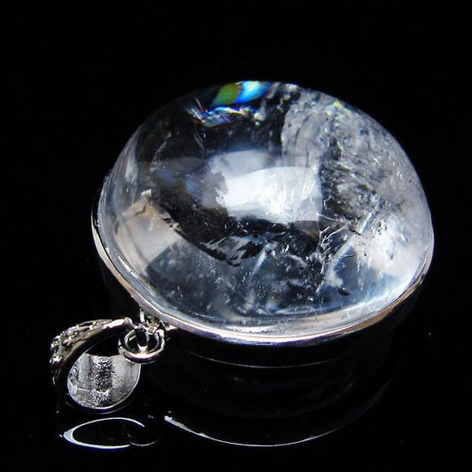 アイリスクォーツ 水晶 ペンダント 虹入り 一点物 メール便可 [M便 1/20] 112-12393