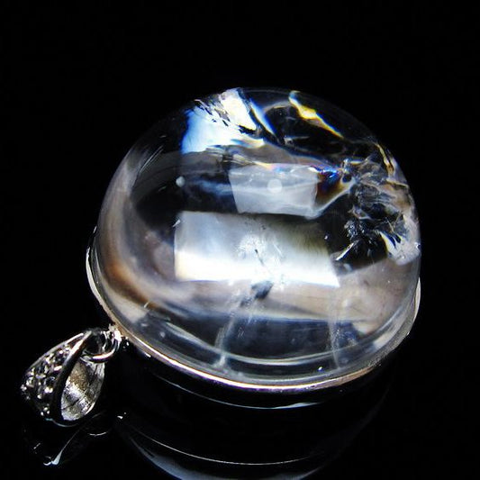 アイリスクォーツ 水晶 ペンダント 虹入り 一点物 メール便可 [M便 1/20] 112-12423