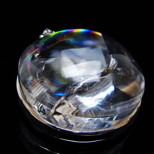 アイリスクォーツ 水晶 ペンダント 虹入り 一点物 [送料無料] 112-12434