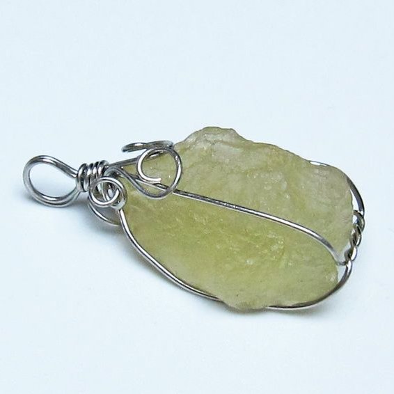 リビアングラス ペンダント 一点物 メール便可 112-13833