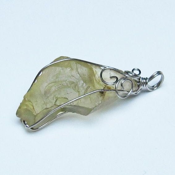 リビアングラス ペンダント 一点物 メール便可 112-13844