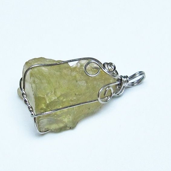 リビアングラス ペンダント 一点物 メール便可 112-13870