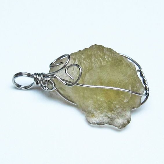 リビアングラス ペンダント 一点物 メール便可 112-13875