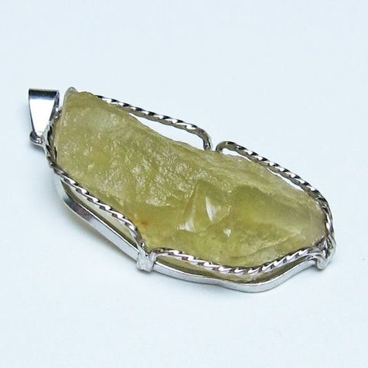 リビアングラス ペンダント 一点物 112-13925