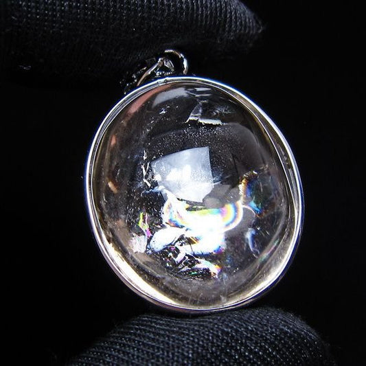 アイリスクォーツ 水晶 ペンダント 虹入り メール便可 一点物 112-14098