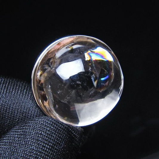 アイリスクォーツ 水晶 ペンダント 虹入り メール便可 一点物 112-14099