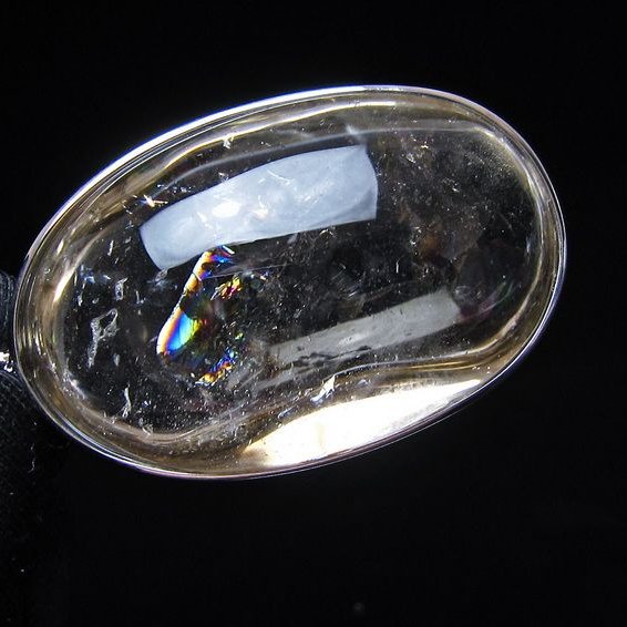 アイリスクォーツ 水晶 ペンダント 虹入り メール便可 一点物 112-14109