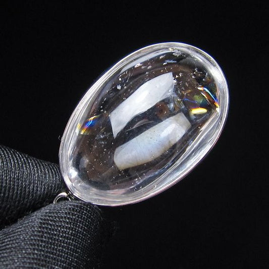 アイリスクォーツ 水晶 ペンダント 虹入り メール便可 一点物 112-14143