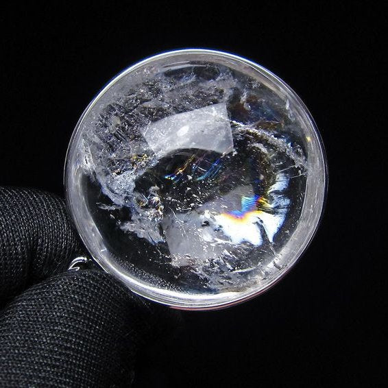 アイリスクォーツ 水晶 ペンダント 虹入り メール便可 一点物 112-14154
