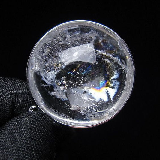 アイリスクォーツ 水晶 ペンダント 虹入り メール便可 一点物 112-14154