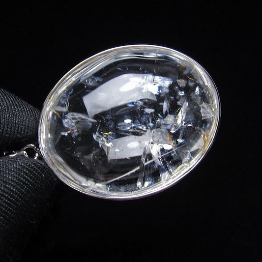 アイリスクォーツ 水晶 ペンダント 虹入り メール便可 一点物 112-14155