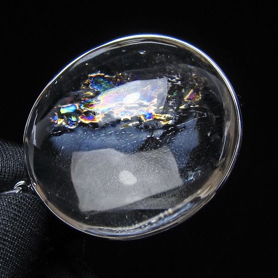 アイリスクォーツ 水晶 ペンダント 虹入り メール便可 一点物 112-14162