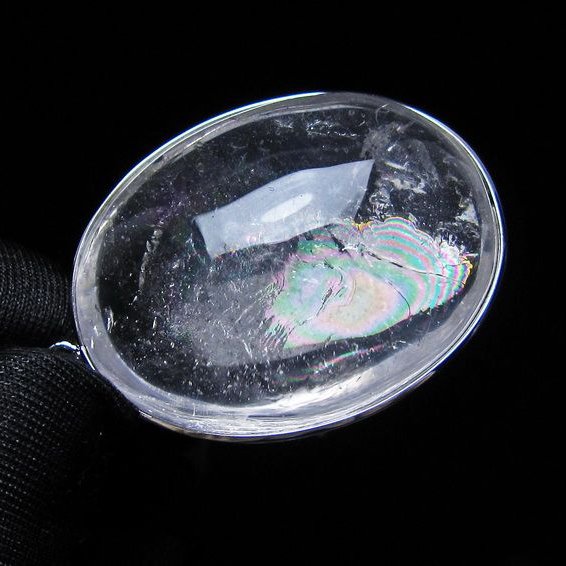 アイリスクォーツ 水晶 ペンダント 虹入り メール便可 一点物 112-14164