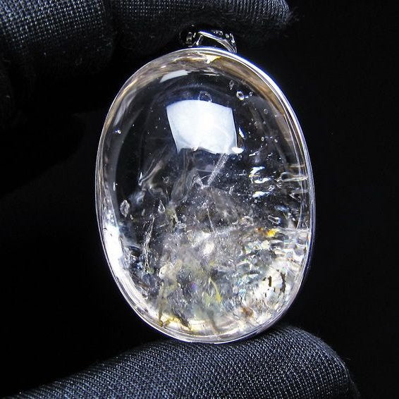 アイリスクォーツ 水晶 ペンダント 虹入り  一点物 112-14167