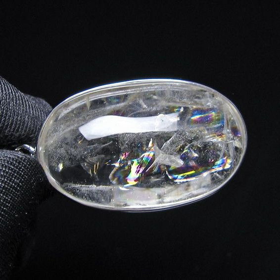 アイリスクォーツ 水晶 ペンダント 虹入り  一点物 112-14174