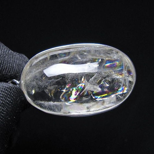 アイリスクォーツ 水晶 ペンダント 虹入り  一点物 112-14174