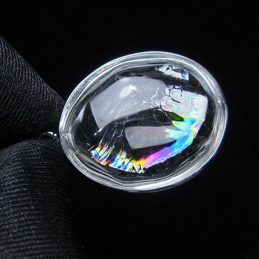 アイリスクォーツ 水晶 ペンダント 虹入り  一点物 112-14195